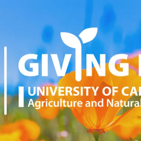 UC ANR Giving Day, May 18-18 from noon to noon graphic