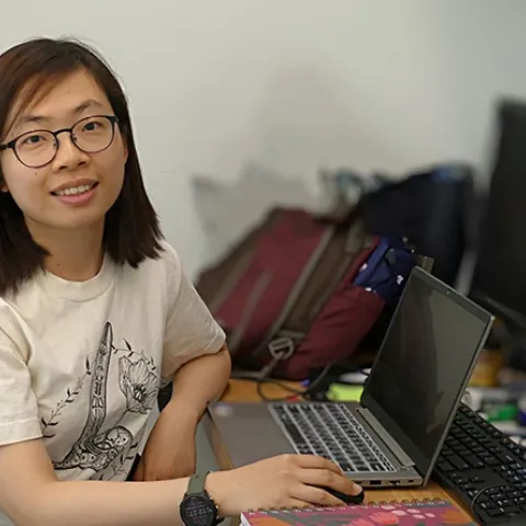 Doctoral student Ching-Jung Lin is the recipient of a two-year, $32,000 Ministry of Education Taiwan Government Scholarship to Study Abroad (GSSA). (Photo by Pallavi Shakya)