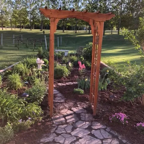 The Memorial Garden a few years ago. Photo by Kelly Mae Heroux