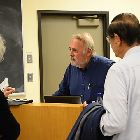 UC Davis distinguished professor James R. Carey, 44 years of service (Photo by Kathy Keatley Garvey)