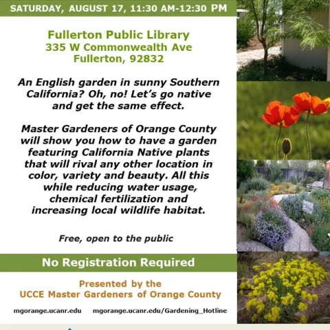 Revitalize Your Garden with California Natives – Reserve Your Spot