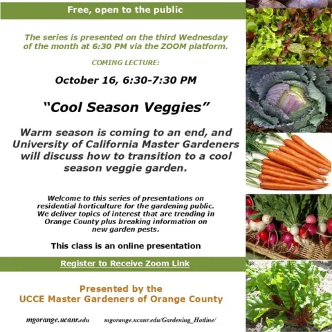 Cool Crops, Hot Tips. Register Now to Prepare Your Winter Garden