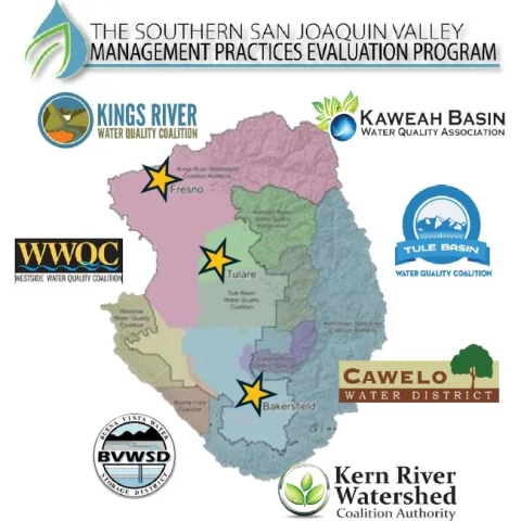 Southern San Joaquin Valley Management Practices Evaluation Program Logos