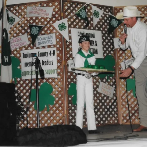Maddalena se incorporó a 4-H en el condado de Tuolumne a la edad de ocho o nueve años. Fotografía cortesía de Sagen Maddalena