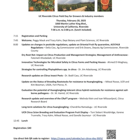 2025 UC Riverside Citrus Day Agenda 2-20-2025 with link Final