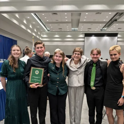 Avian team with Dr. Hall