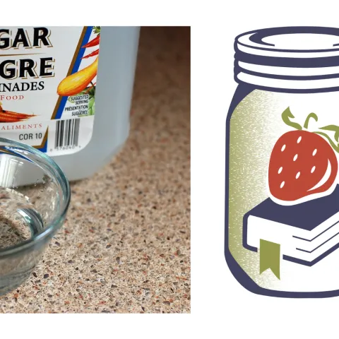 commercial vinegar bottle says 5% acidity