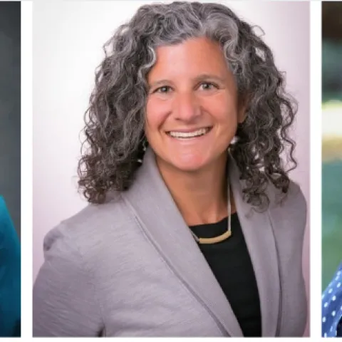 three women headshots
