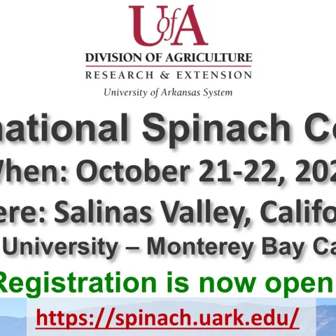 International Spinach Conference Registration October 21-22 2025