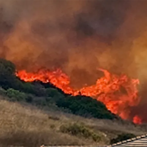 Wildfire treatening Homes - CCMG - webinar