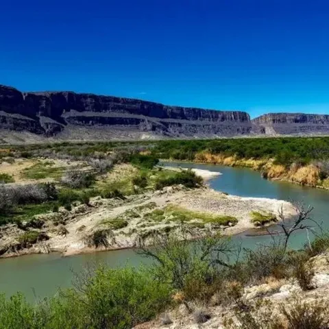 Foto panoramica del Rio Grande 