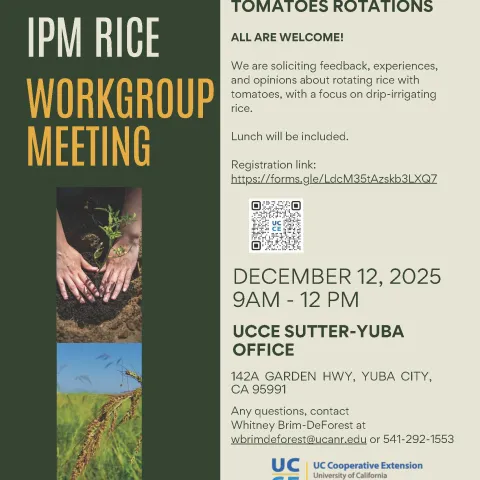 IPM Rice Workgroup Meeting