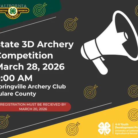 State 3D Archery Tournament Registration Available 