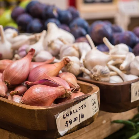 Garlic and shallots