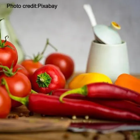 Tomatoes and Peppers