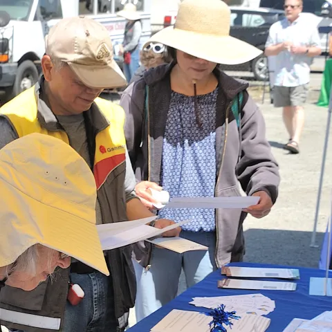 UC Master Gardener tabling event