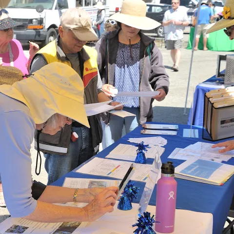 UC Master Gardener tabling event