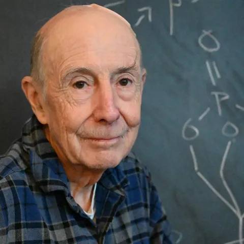 UC Davis Distinguished Professor Bruce Hammock, 1947-2026, in his office.