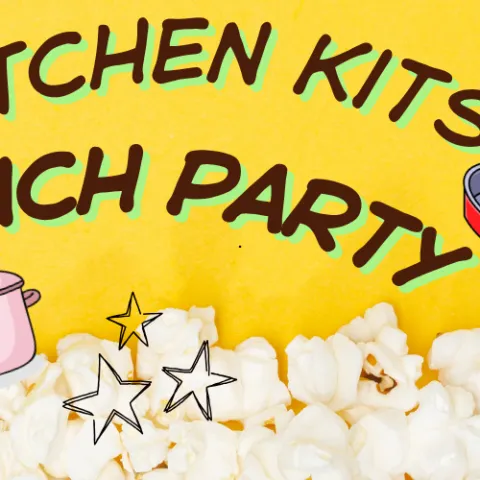 says Kitchen kits with cooking decals for decoration