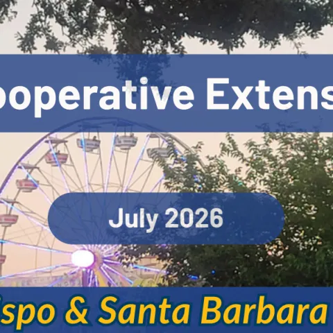 San Luis Obispo and Santa Barbara July 2026 Newsletter Banner