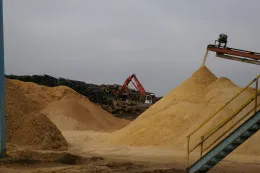 Sawmill residues, Sierra Forest Products, Terra Bella, CA