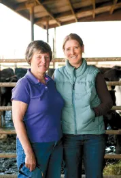 Dolores Evans and Julie Evans Rossotti