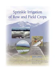 Sprinkle Irrigation publication