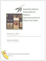 cover of Outlook for California's Artisanal Olive Oil Producers: Expert Assessments and Producer Case Studies