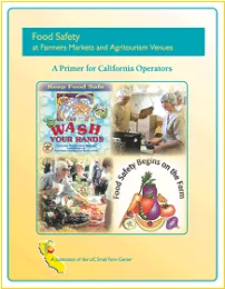 cover of Food Safety at Farmers Markets and Agritourism Venues