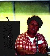 Rita Cardoza speaks at the May 27 Marin County agri-tourism workshop.