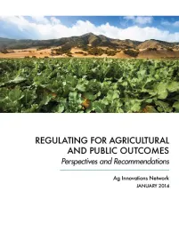 Regulating for Agricultural and Public Outcomes