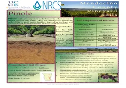Pinole soil info sheet
