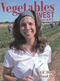 cover of Vegetables West (Weed Day 2013 with weed scientist Lynn Sosnoskie)