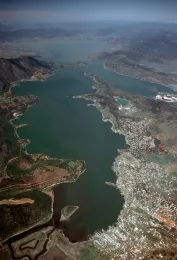 Jack Kelly Clark. Body of Water, 4/13/1977, Clear Lake (to NW) - Alt. 12,000 ft., Lens 28, f 5.6