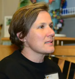 Fran Keller: entomologist, artist, teacher and author (Photo by Kathy Keatley Garvey)