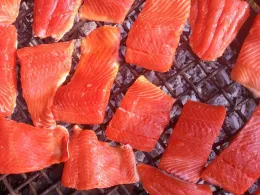 Salmon BBQ on the last Friday of FIT.