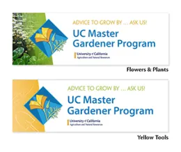 6 Foot UC Master Gardener Program Banners banners