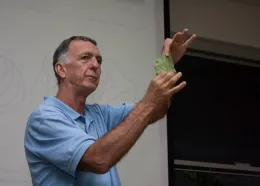 DiTomaso teaching a weed ID session