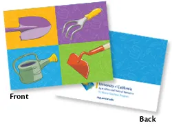 Color block graphic Thank You cards