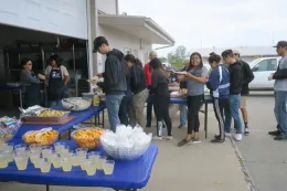 Delicious barbeque lunch courtesy of OC Farm Bureau and South Coast REC staff.