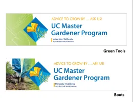 UC Master Gardeners 9.5 Foot banners