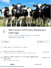 Dairy Replacement Heifer Event Facebook Page Image