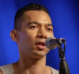 Team captain Ralph Washington Jr. answers a question at the 2018 national championships. (ESA Photo)