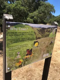 Taylor Mtn Grazing Sign