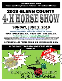 Horse Show Program 2019