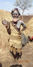 Woman with lip-plates in Mursi Tribe, Omo Valley, Ethiopia. (Photo by Patty Carey)