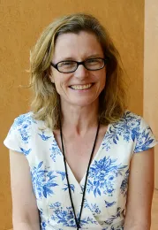 Lynn Dicks, a keynote speaker (Photo by Kathy Keatley Garvey)