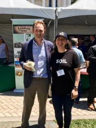 Sarah Light got to meet her Assembly representative James Gallagher of Yuba City.