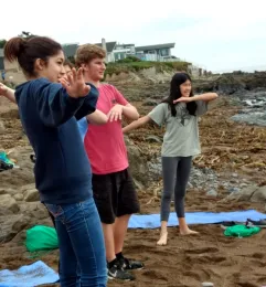 Morning yoga