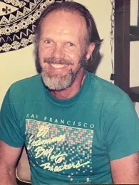 For his 52nd birthday, Robbin Thorp raced in the 1985 San Francisco Bay to Breakers. (Photo courtesy of daughter Kelly McKee)